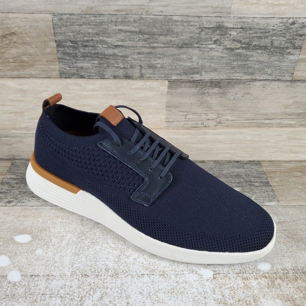 Wolf & Shepherd SwiftKnit Derby Shoes Womems Sz 8 Navy Comfort Lace-Up Low Top